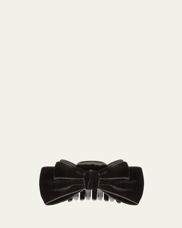 Matilda Velvet Bow Jaw Clip
